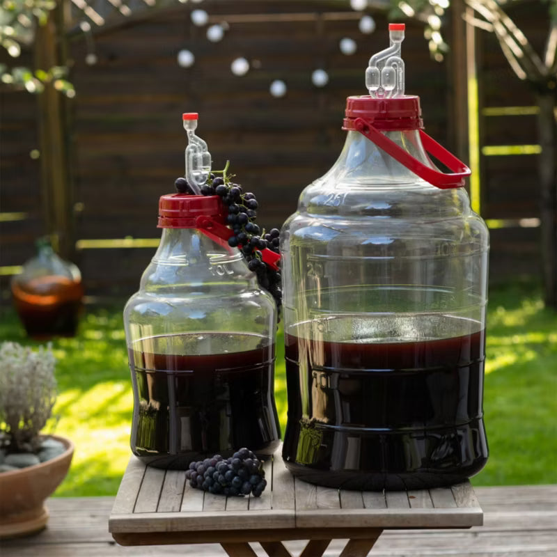 Gæringsballon 10 Liter Brudsikker Transparent