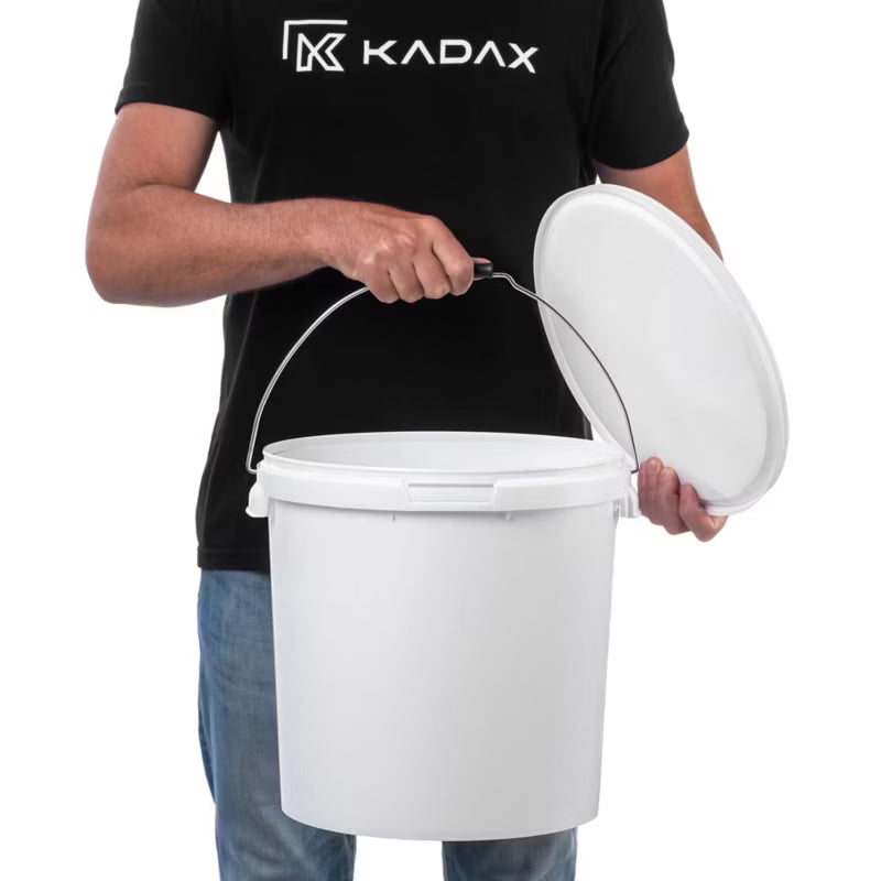 Gæringsspand 20 Liter Hvid med Låg