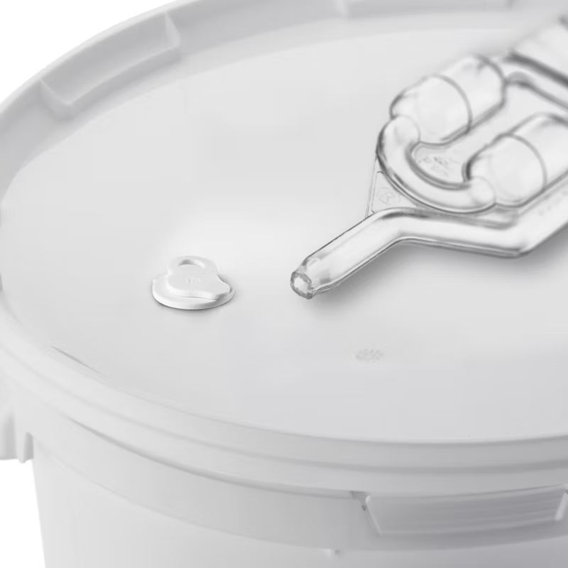 Gæringsspand 20 Liter Hvid med Låg