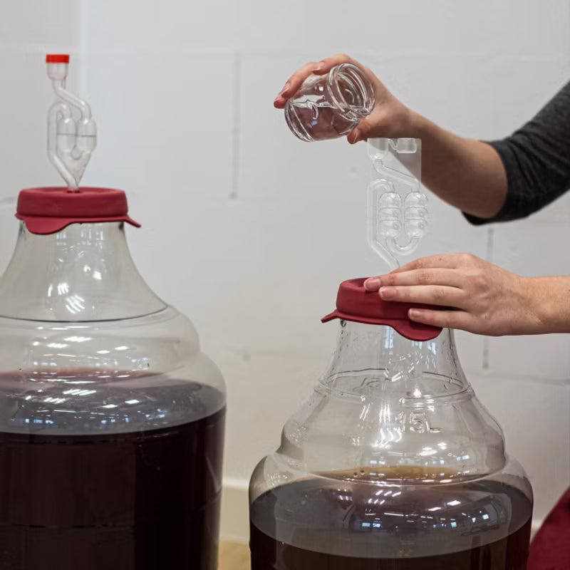 Gærrør 6-Kammer V2 Transparent Plast
