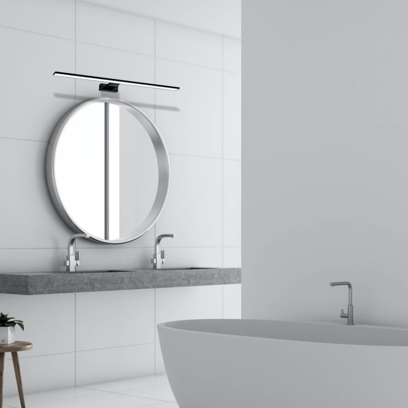 LED-væglampe Shine 13,8 W Sort