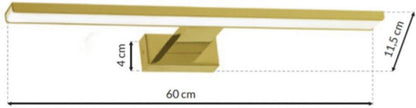 Galeria LED Shine 13,8 W i guld