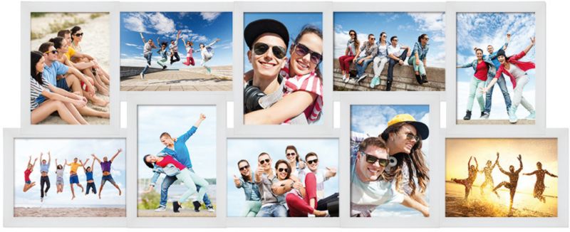 Foto galleri til 10 billeder 10 x 15 cm hvid