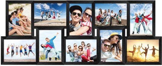 Fotogalleri til 10 billeder 10 x 15 cm sort