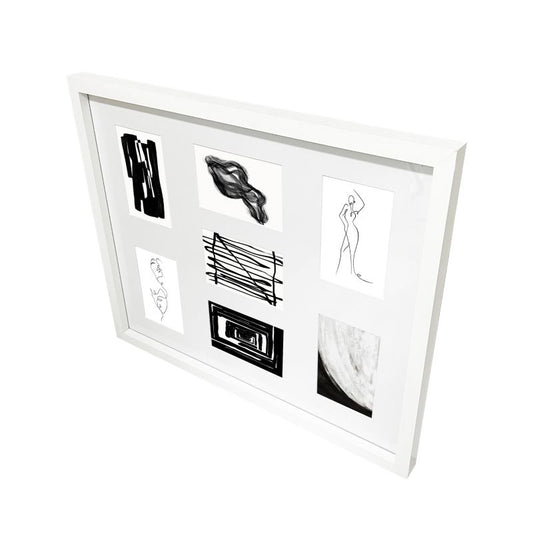 GoodHome Islande billedgalleri 43 x 53 cm hvid