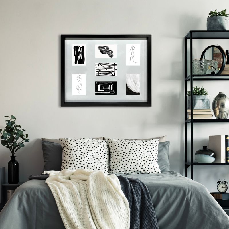 GoodHome Islande billedgalleri 43 x 53 cm sort