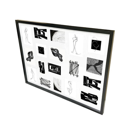 GoodHome Islande billedgalleri 63 x 83 cm sort