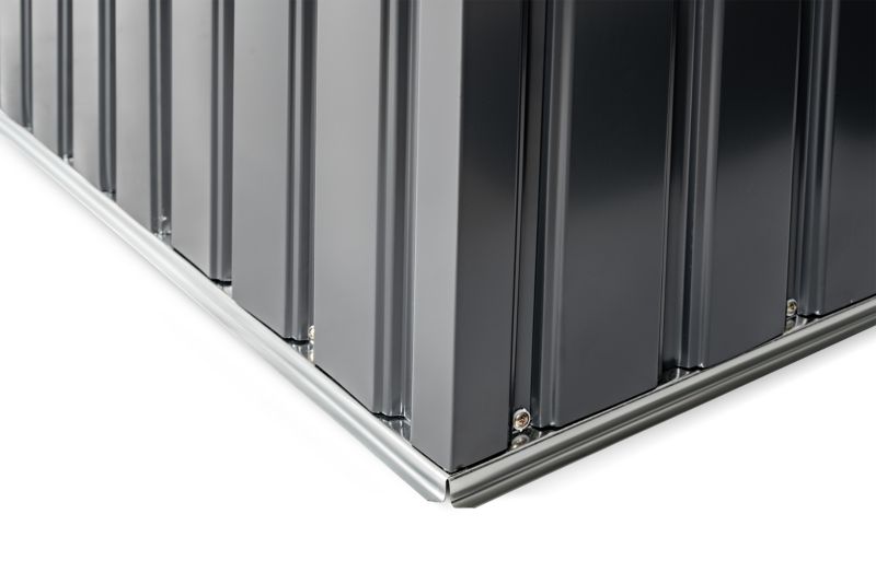 Corciano Amy garage 240x168x220 cm stål redskabsskur 1 stk.