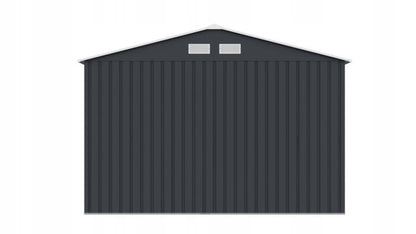Corciano metalgarage 277 x 255 x 212 cm værktøjsskur 1 stk.