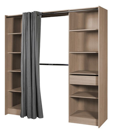 Garderobe Form Eklips 200 x 200 x 48 cm egetræ