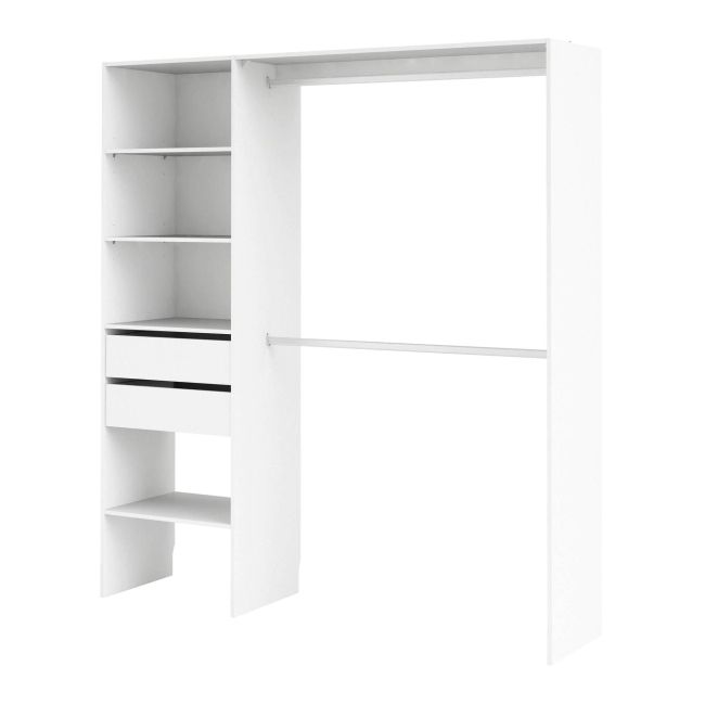 Form Zodiak garderobe 200 x 181 x 45 cm hvid