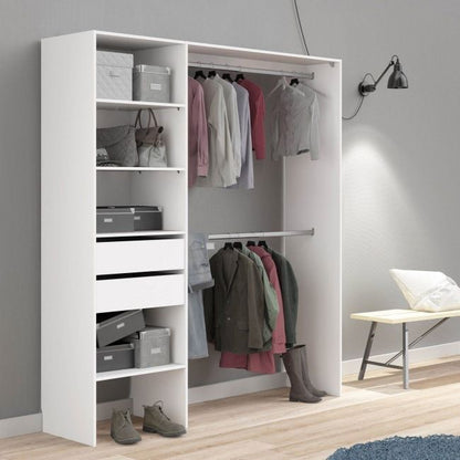 Form Zodiak garderobe 200 x 181 x 45 cm hvid