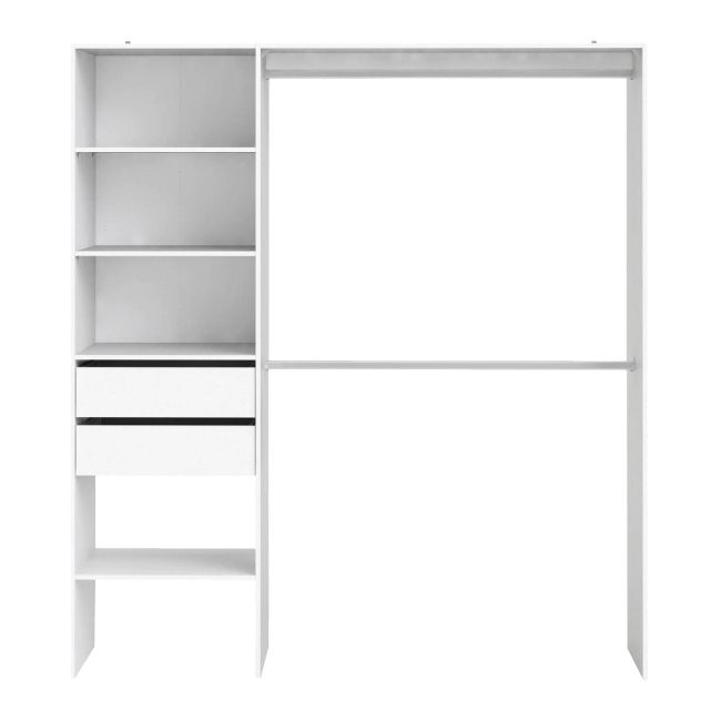 Form Zodiak garderobe 200 x 181 x 45 cm hvid