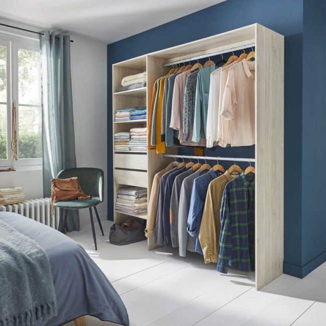 Garderobe Form Zodiak 200 x 181 x 45 cm lys eg