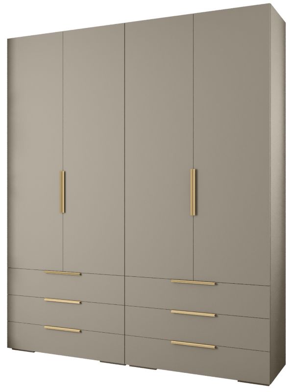 Abiks INOVA 1 Høj Garderobe i Kashmir med Elegante Guldgreb