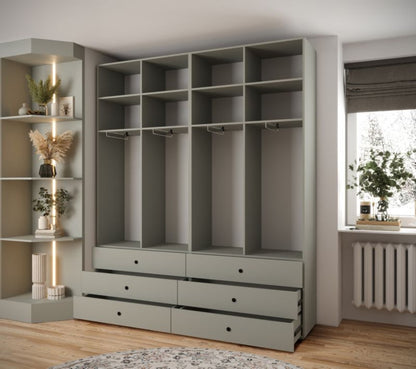 Abiks INOVA 1 Høj Garderobe i Kashmir med Elegante Guldgreb