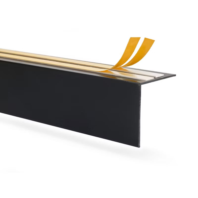 Gardinskinne Skjuler 30x30 mm 200 cm Sort