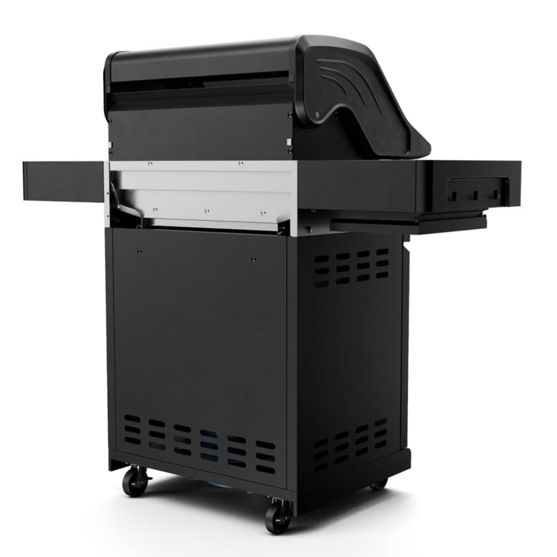 Gasgrill 15,8 kW 133x61 cm Sort Stål