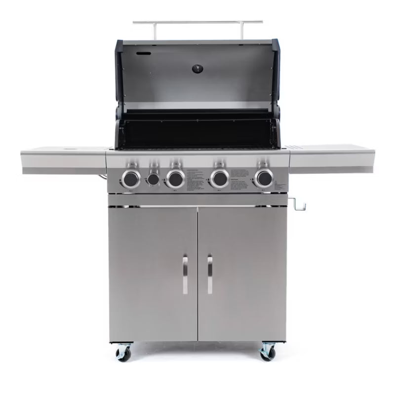 Gasgrill 17,5 kW 4+1 Brændere Sølv