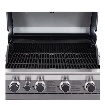 Gasgrill 17,5 kW 4+1 Brændere Sølv