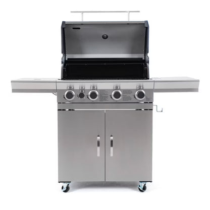 Gasgrill 17,5 kW 4+1 Brændere Sølv