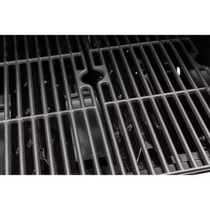 Gasgrill 3+1 13,65 kW Rustfrit Stål Sort