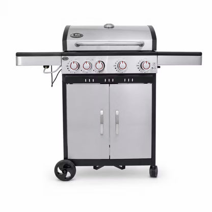 Gasgrill 4+1 Brændere 123x49 cm Stål