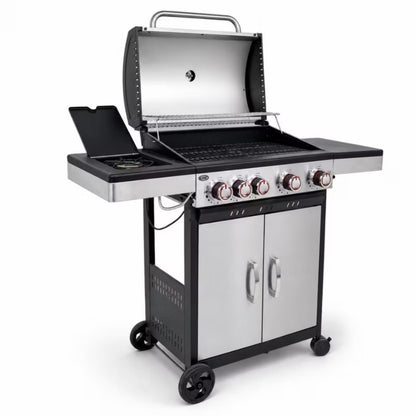Gasgrill 4+1 Brændere 123x49 cm Stål