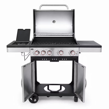 Gasgrill 4+1 Brændere 123x49 cm Stål