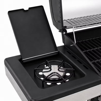 Gasgrill 4+1 Brændere 123x49 cm Stål