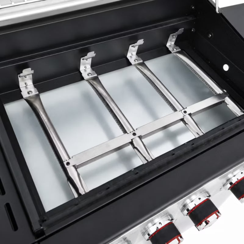 Gasgrill 4+1 Brændere 123x49 cm Stål