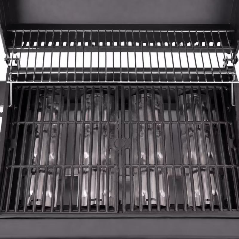 Gasgrill 4+1 Brændere 13,7 kW Sort
