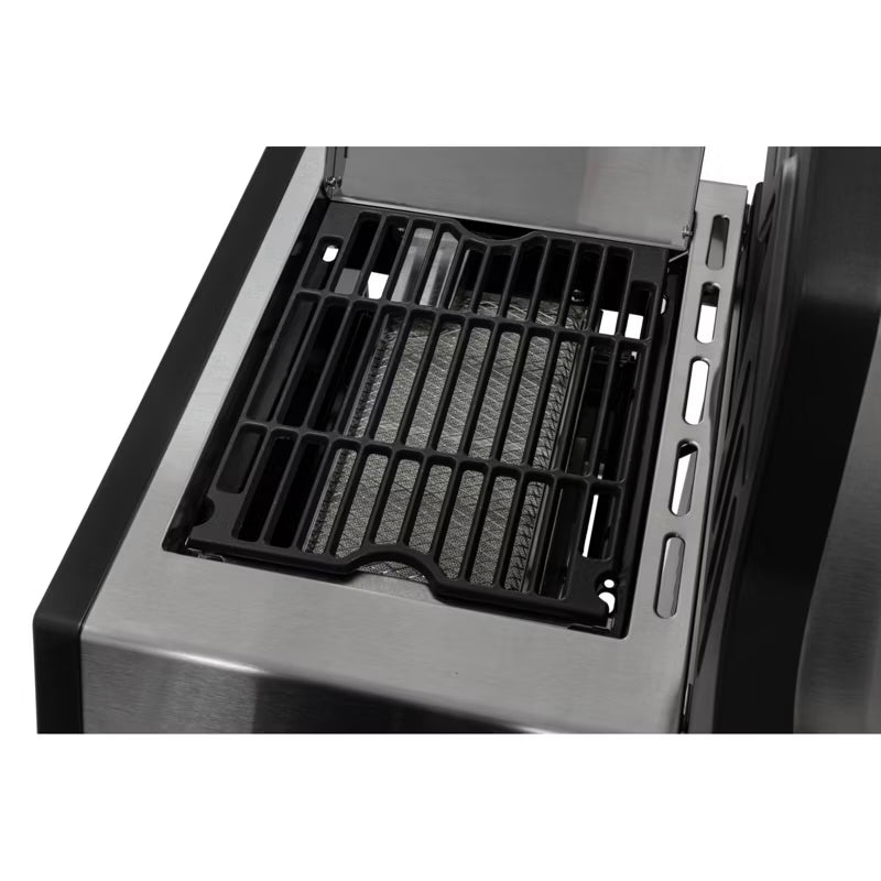 Gasgrill 4+2 22,5 kW 60x50x100 cm Sort