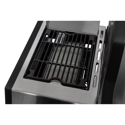 Gasgrill 4+2 22,5 kW 60x50x100 cm Sort