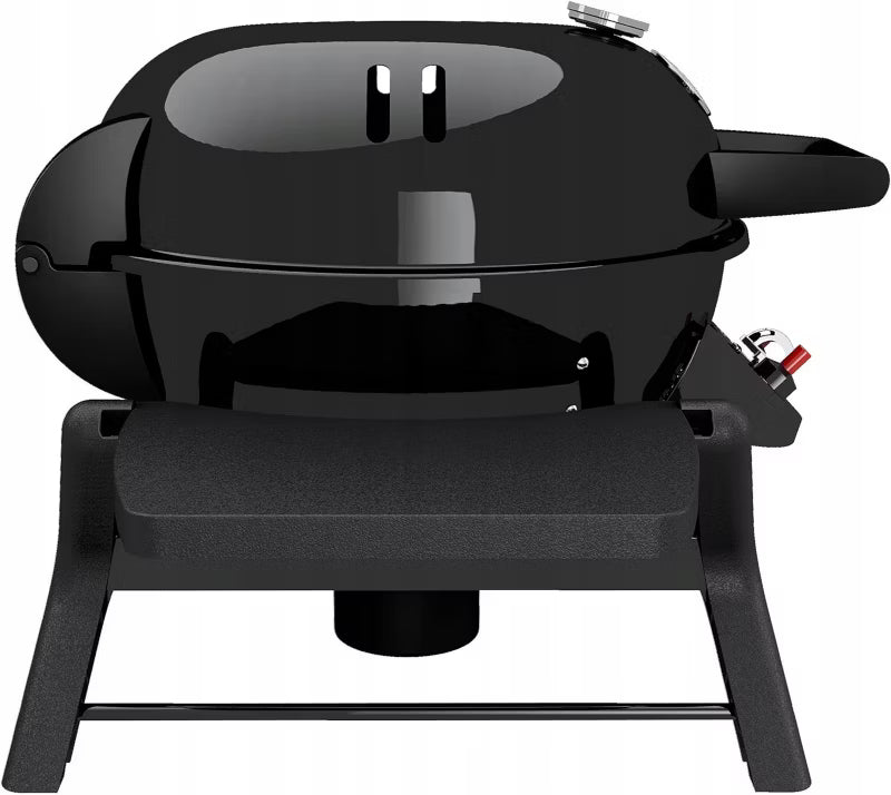 Gasgrill 4,3 kW Ø42 cm Sort