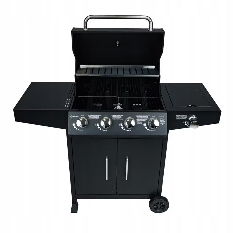 Gasgrill 5+1 14,65 kW BOK-01912 Sort