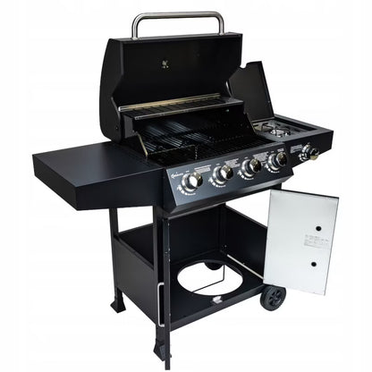 Gasgrill 5+1 14,65 kW BOK-01912 Sort