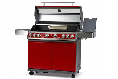 Gasgrill 8 Brændere 23,5 kW Rød