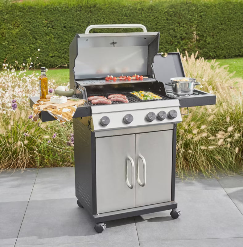 Gasgrill Amarok 4.1 4+1 Brændere Rustfrit Stål