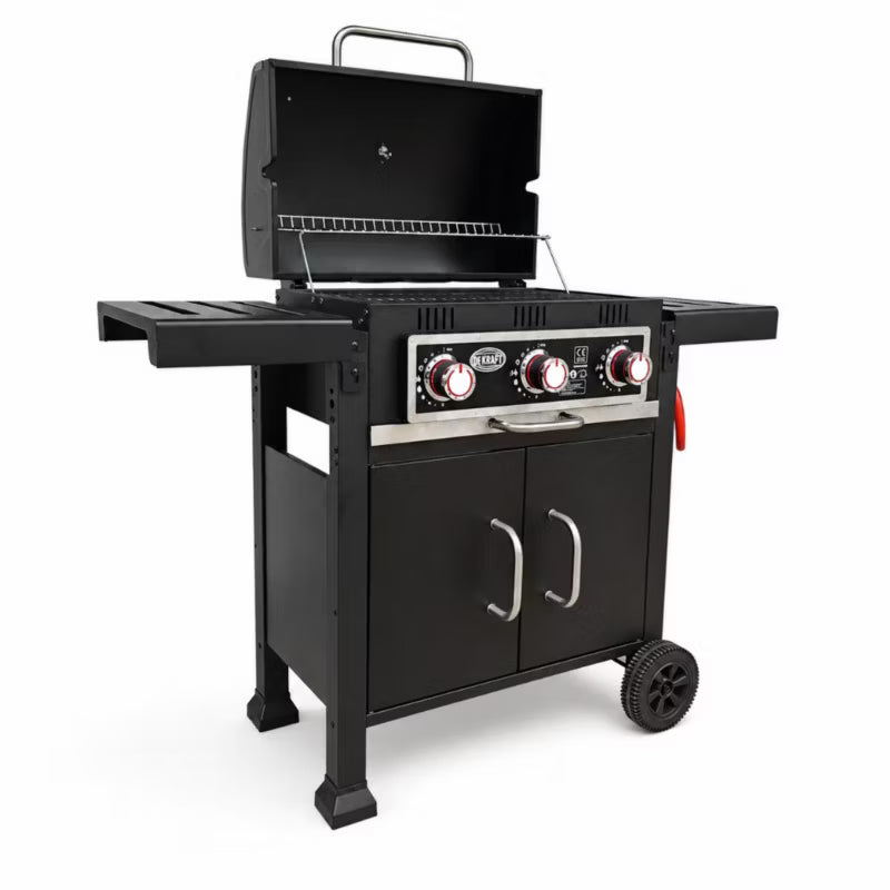 Gasgrill Angular 3.0 113,5x50 cm Sort