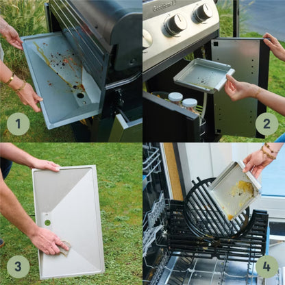 Gasgrill Attaia 3 Brændere Sort