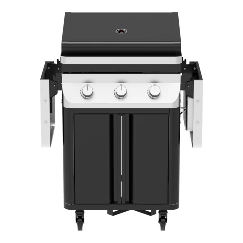 Gasgrill Attaia 3 Brændere Sort