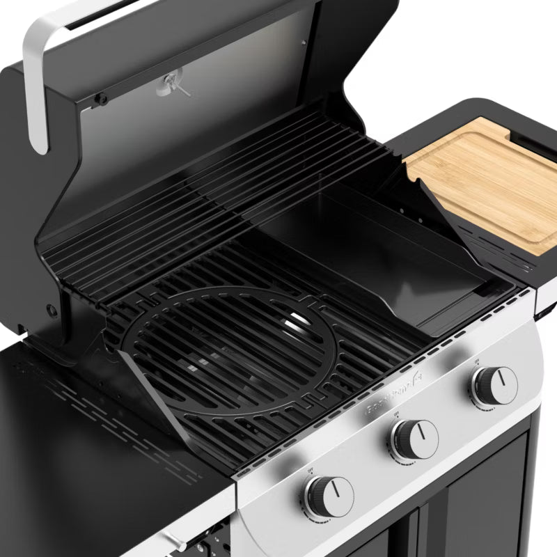 Gasgrill Attaia 3 Brændere Sort