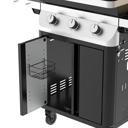 Gasgrill Attaia 3 Brændere Sort