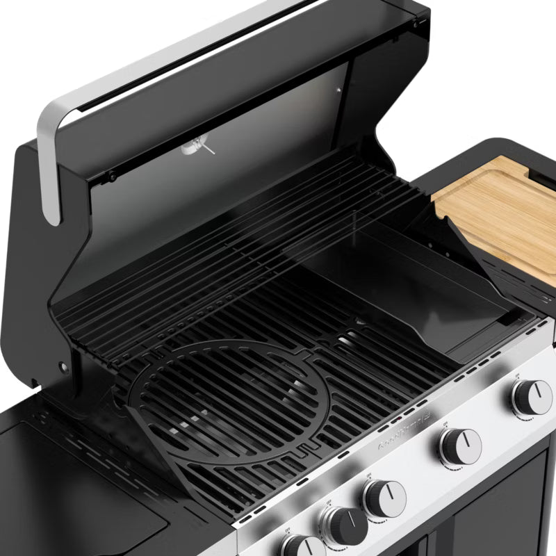 Gasgrill Attaia 4 Brændere Sort