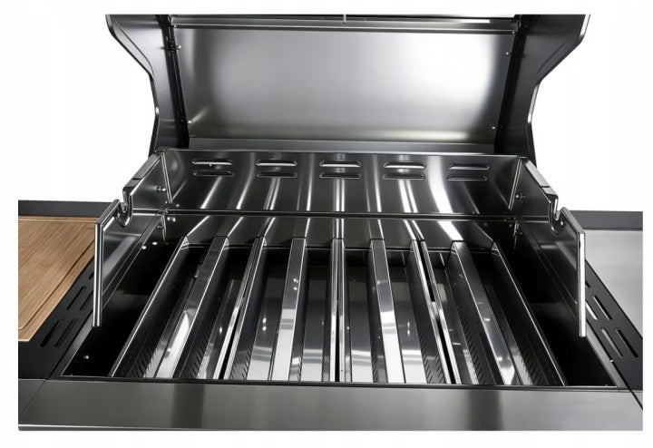 Gasgrill Augusta 4+1 Udekøkken 151x58 cm Stål