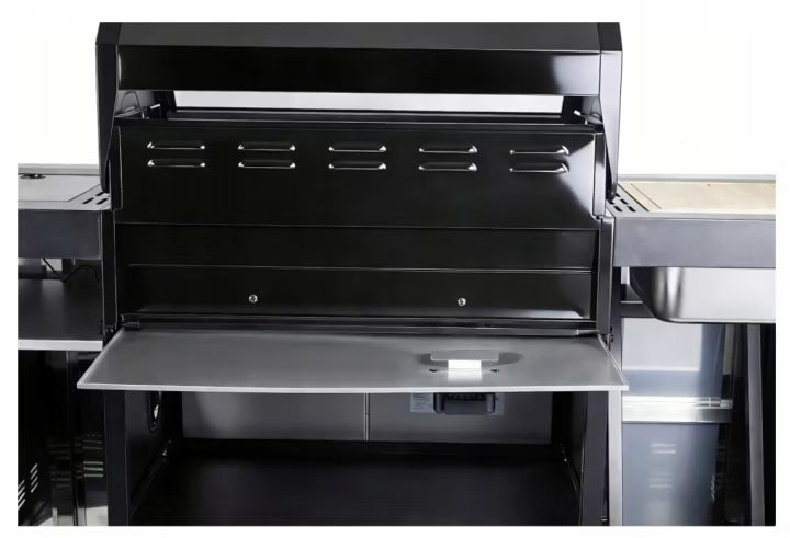 Gasgrill Augusta 4+1 Udekøkken 151x58 cm Stål