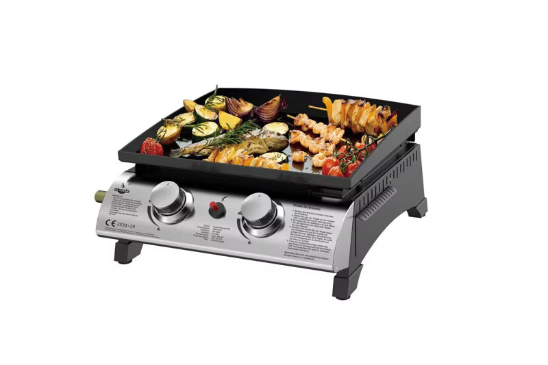 Gasgrill Austin II 46x48 cm 5 kW Emaljeret Støbejern
