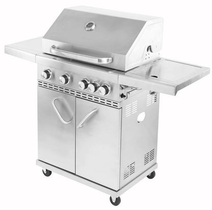 Gasgrill BBQ - G030A401 4+1 Brændere Rustfrit Stål