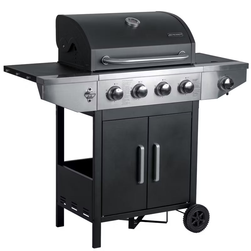 Gasgrill BD-897 4+1 Brændere Støbejernsrist Grå